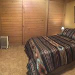 Master bedroom is on the first floor saving the need to hike up the stairs.  Most cabins have second floor bedrooms.